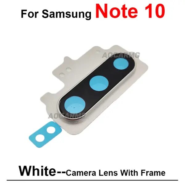 Galaxy Note 10 Plus Rear Camera Lens with Frame - Image 8