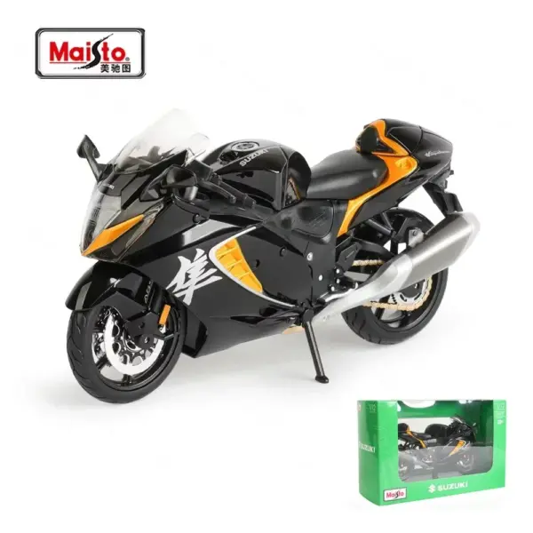 Maisto 1:12 Suzuki Hayabusa Model Motorcycle - Image 3