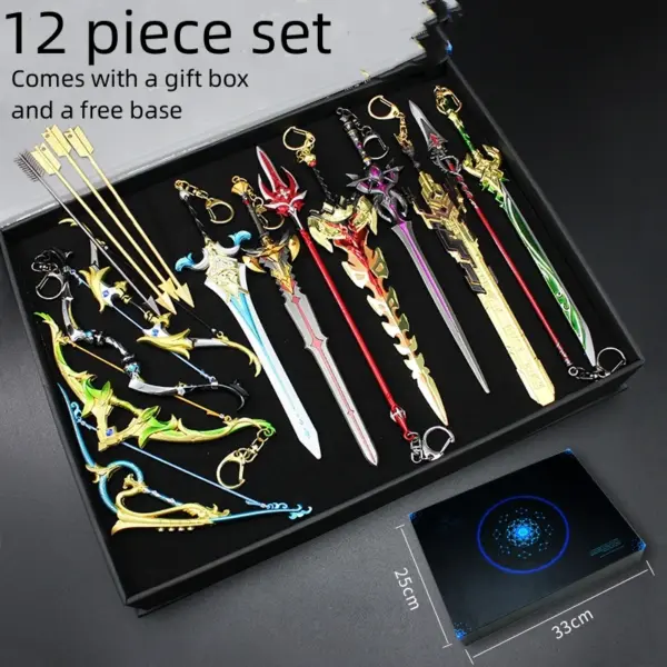 Genshin Impact Alloy Sword Keychain Accessory - Image 9