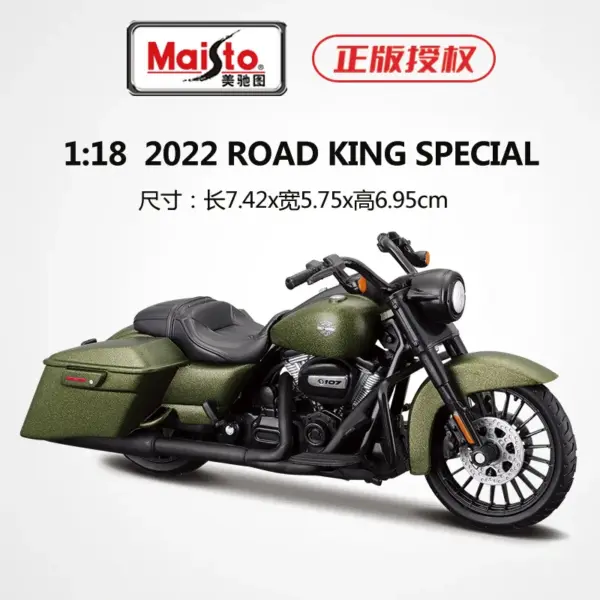 1:18 Maisto Harley 2018 CVO Breakout Model - Image 17
