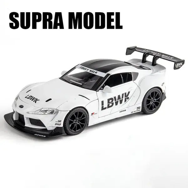 1:22 Scale Supra Diecast Model Car with Sound - Image 7