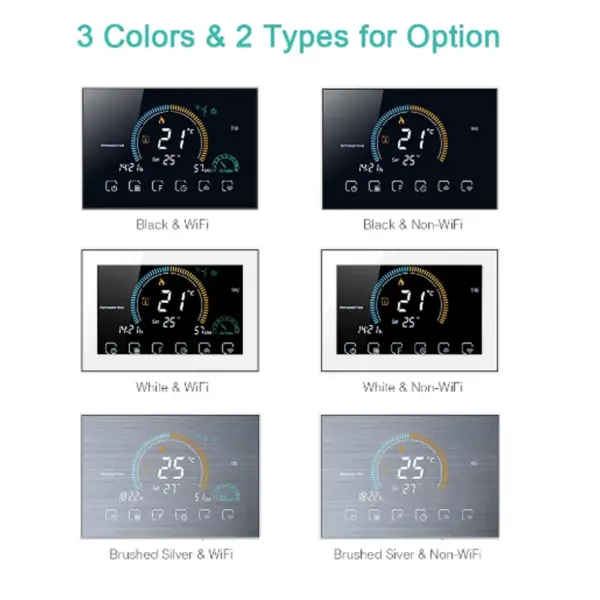 Wi-Fi Smart Thermostat with Color LCD Display - Image 2