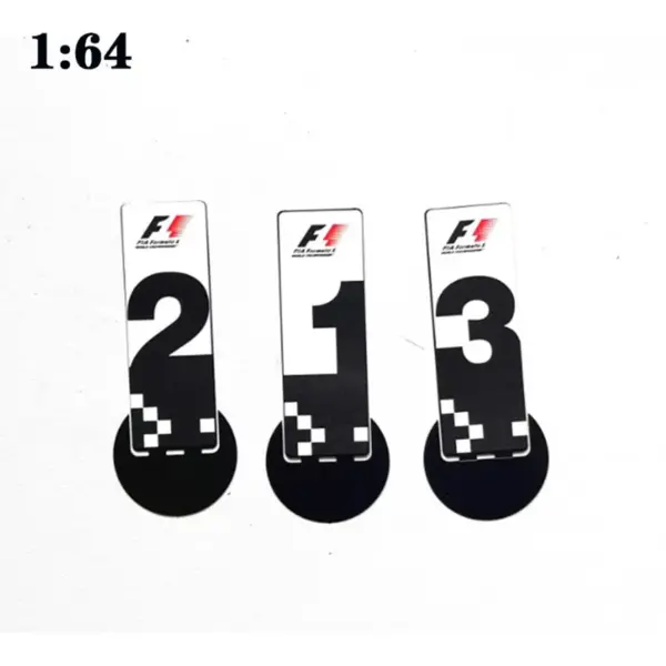 1:64 Scale F1 Parking Plate Model Decoration - Image 17
