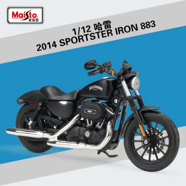 Maisto 1:12 Harley-Davidson Diecast Motorcycle Model - Image 16