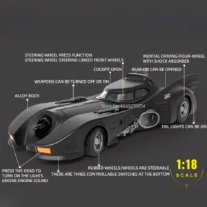 1/18 Batmobile Alloy Diecast Model Car 8 S84cc378d8c874e1e931a1f33b3ab79f0z 1