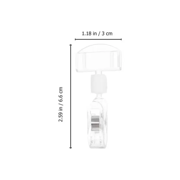 10Pcs Plastic Price Tag Holders Clips - Image 6