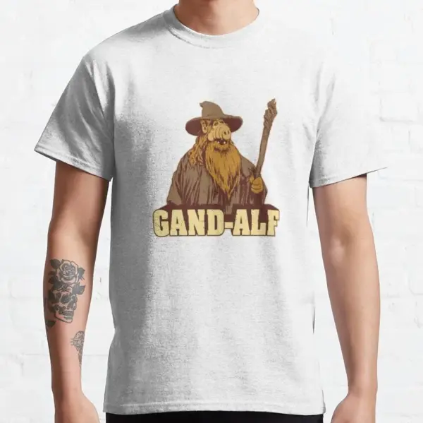 80s Retro ALF Cartoon Graphic T-Shirt - Image 2