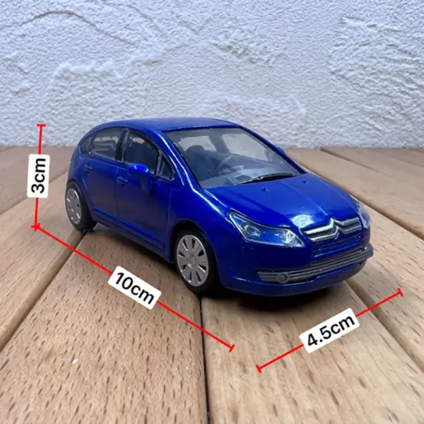 1:64 Scale Citroen 2004 C4 Alloy Model Car - Image 2