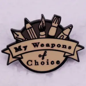 Creative Retro Brooch Enamel Pin for Artists