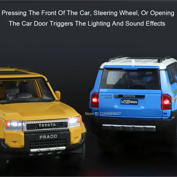1:24 Alloy Diecast Prado LC250 Model Car - Image 5