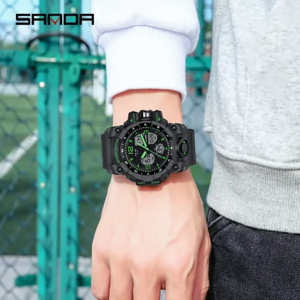 SANDA 6030 Military Quartz Men's Watch - Image 5