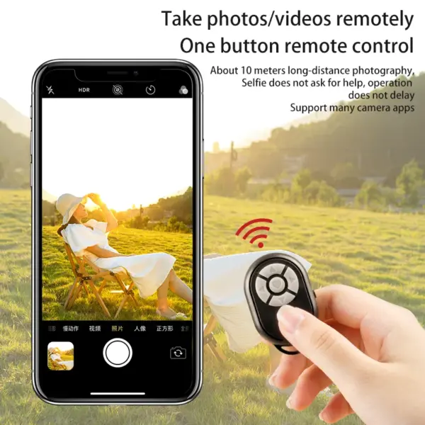 Bluetooth Selfie Remote for iPhone and Android - Image 3