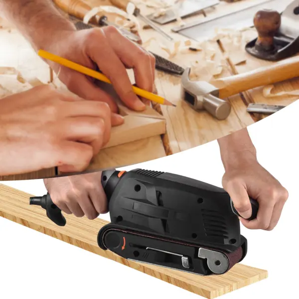 600W Variable Speed Electric Belt Sander - Image 2
