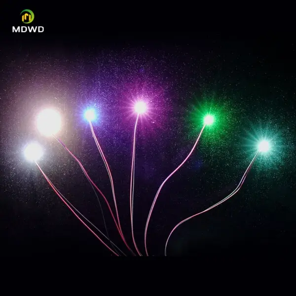 10pcs Micro LED Wired Leads for Model Trains - Image 2