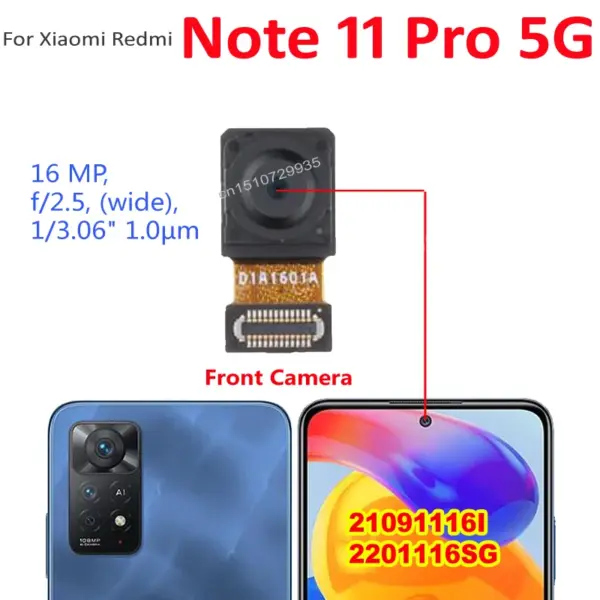 Main Back Camera for Xiaomi Redmi Note 11 Pro 5G - Image 5