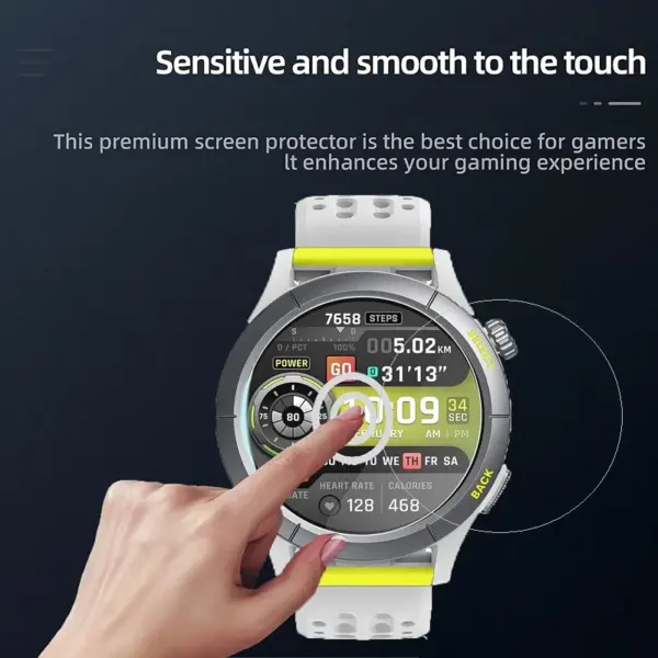 5PCS Tempered Glass Protector for Amazfit Cheetah - Image 6