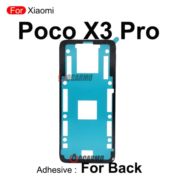 Xiaomi Poco X3 Pro Rear Cover Sticker Adhesive - Image 2