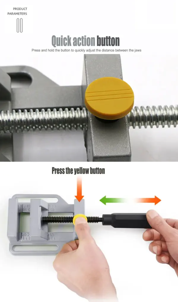 Aluminum Alloy Right Angle Clamp for DIY and Professional Use - Image 4