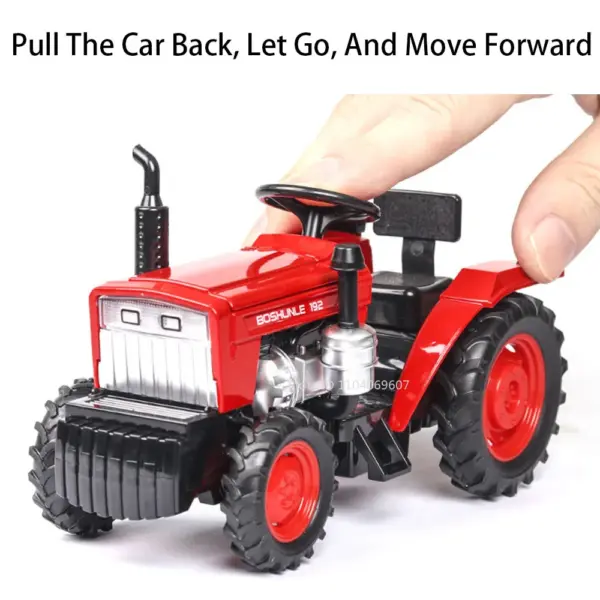 1:32 Metal Diecast Farm Tractor Model Toy - Image 6