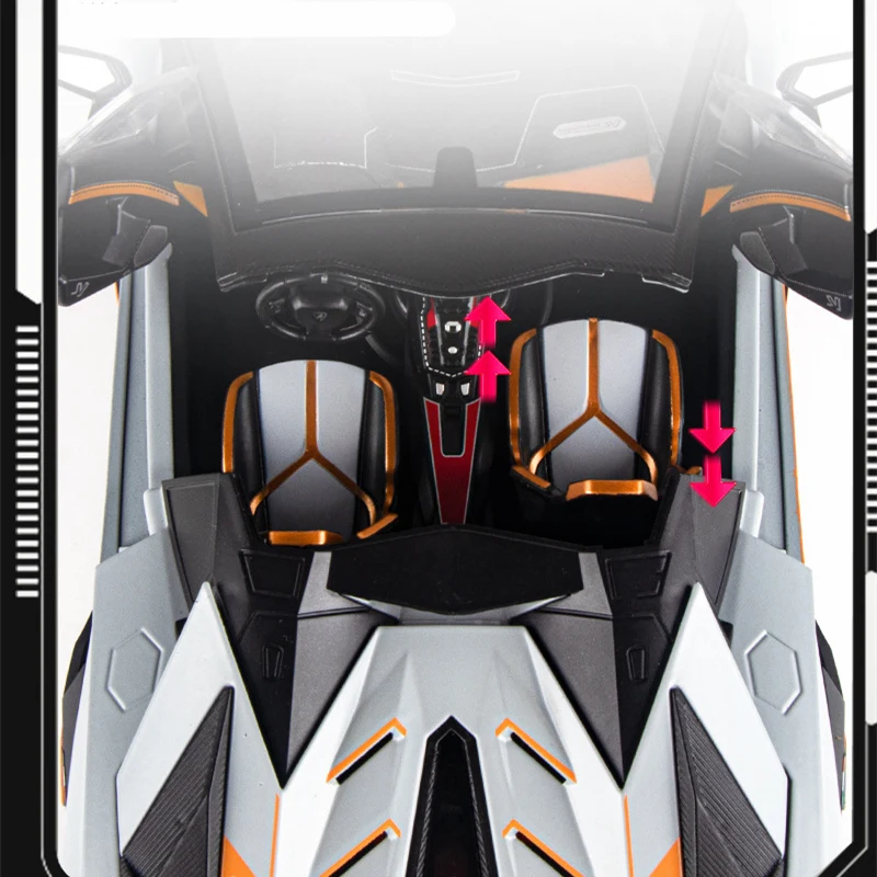 1/18 Aventador SVJ 63 Alloy Racing Car Model 6 1/18 Aventador SVJ 63 Alloy Racing Car Model - Image 6