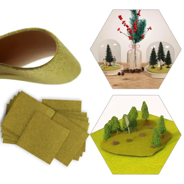 Artificial Grass Mat 12pcs for DIY Projects - Image 2