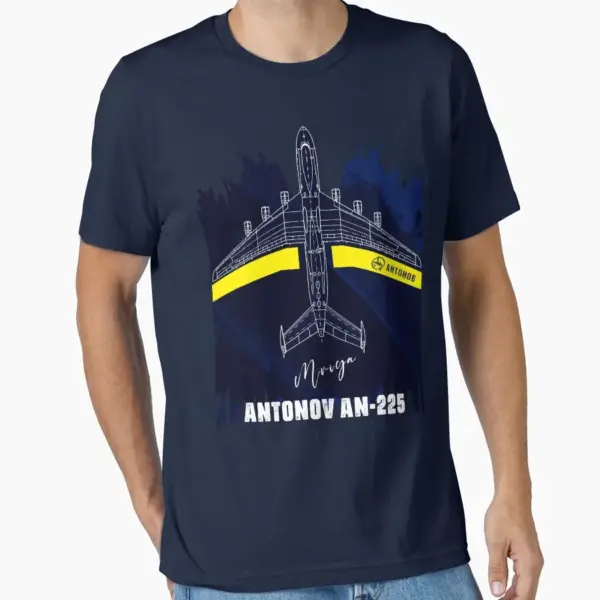 Antonov AN225 Mriya Cargo Aircraft T-Shirt - Image 8