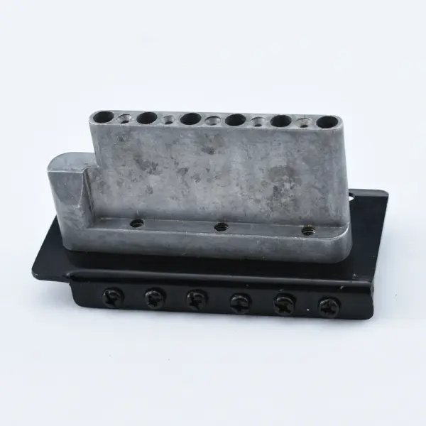 Electric Guitar Tremolo System Bridge Set Black Chrome - Image 5