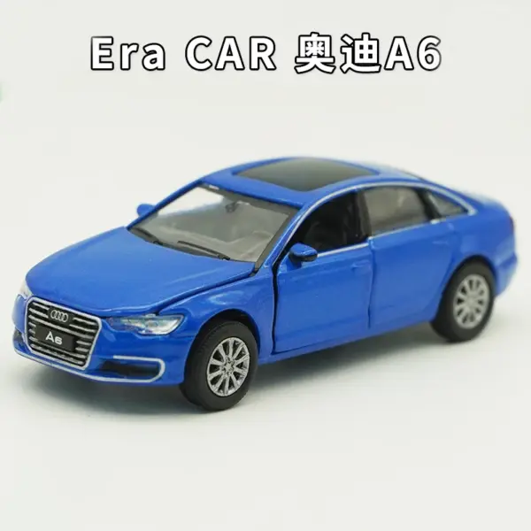 1:64 Audi A6 Diecast Alloy Taxi Model - Image 8