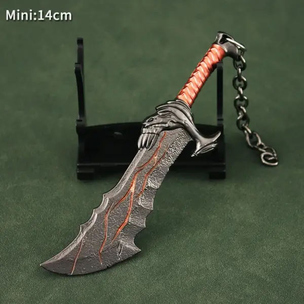 God of War Kratos Axe Metal Keychain - Image 11