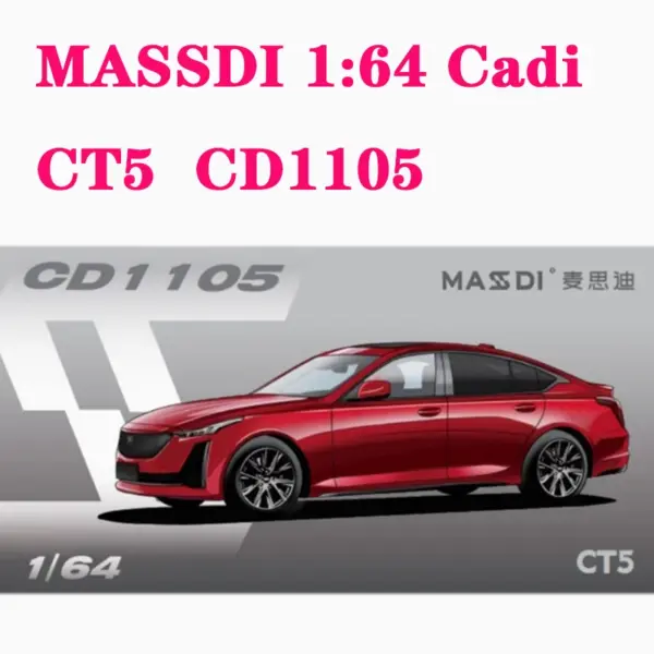MASSDI 1/64 Diecast Cadillac CT5 Model - Image 10