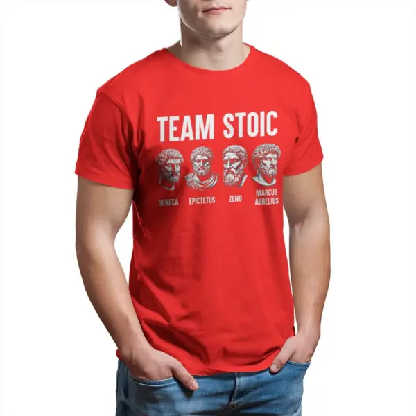 Marcus Aurelius Vintage Cotton T-Shirt for Men - Image 9