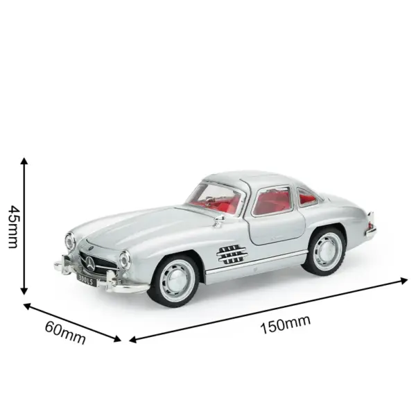 1:32 Mercedes Benz 300SL Diecast Model Car - Image 7
