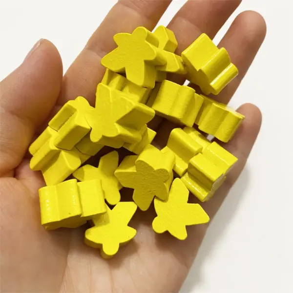 100PCS 16mm Wooden Meeples for Tabletop Games - Image 11