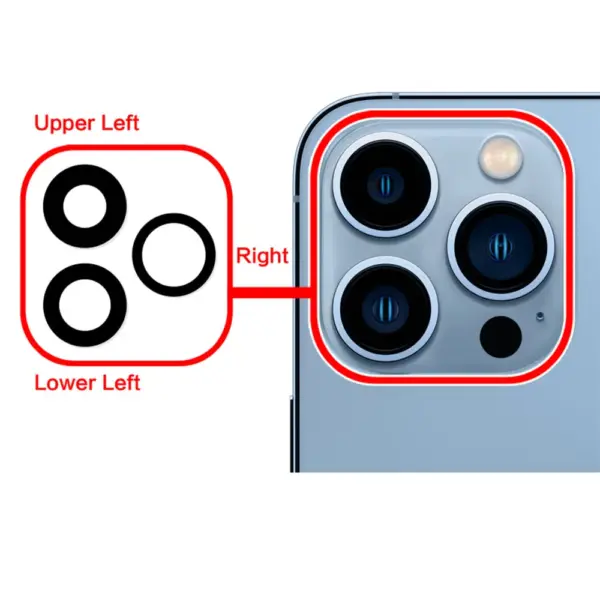 iPhone Rear Camera Lens Replacement Kit - Image 2