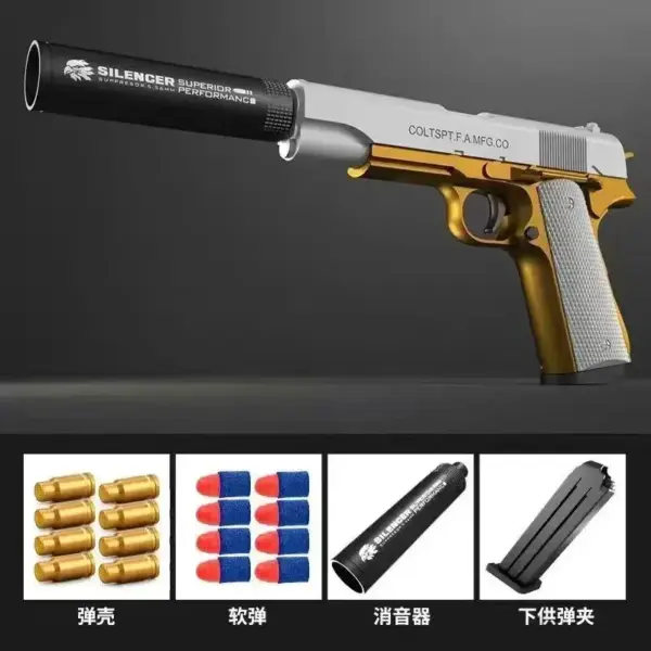 G17 M1911 Soft Bullet Foam Dart Toy Gun - Image 16