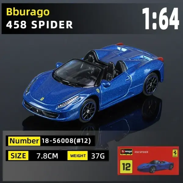 Bburago 1:64 Ferrari Model Car Set - Image 16