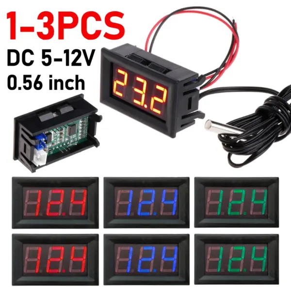 LED Digital Temperature Sensor Module 0.56 Inch - Image 2