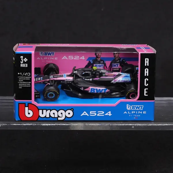 Bburago 1:43 Alpine F1 A524 Model Car - Image 3