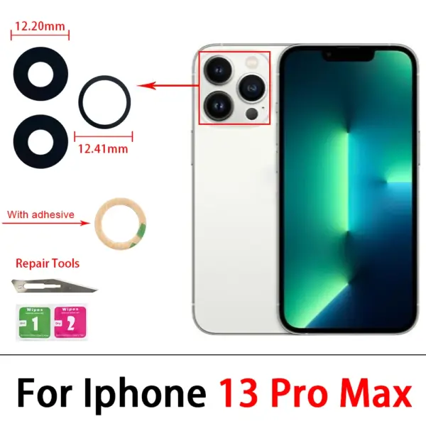 iPhone Camera Glass Lens Replacement Kit - Image 14