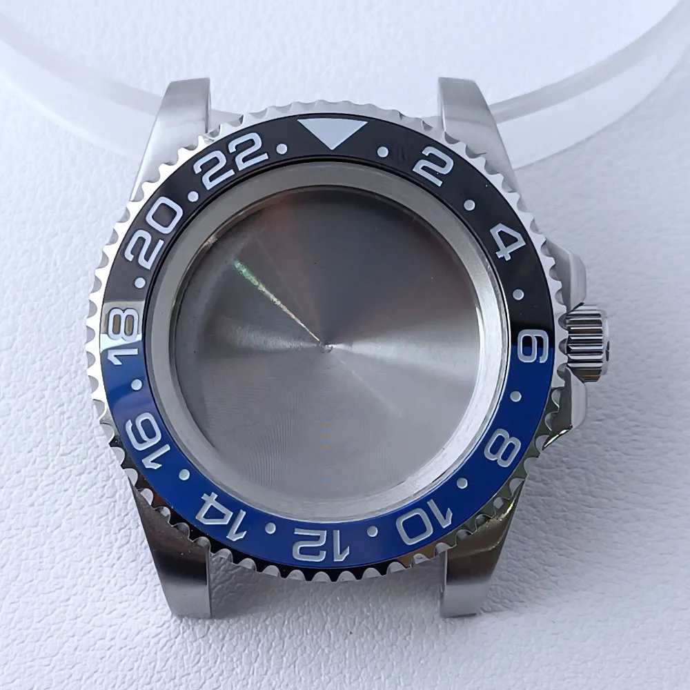 40.5mm Stainless Steel GMT Watch Case NH35/NH36 47 40.5mm Stainless Steel GMT Watch Case NH35/NH36 - Image 47