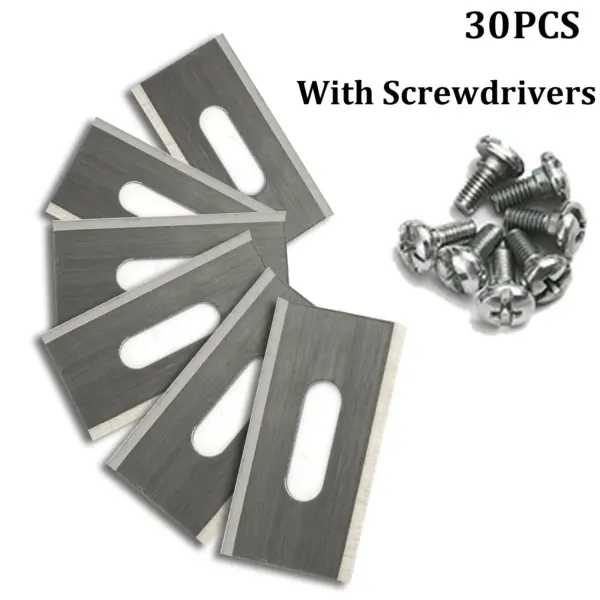 30PCS Stainless Steel Lawn Mower Blades - Image 7