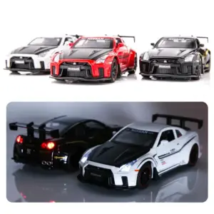 1:32 Nissan GTR R35 Diecast Racing Car 17 S87e02b024bec49598331aff4a109be3fb