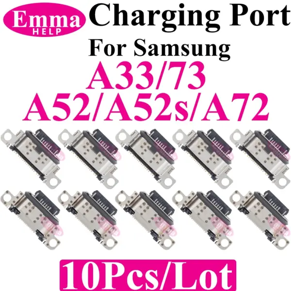 10Pcs USB Charging Ports for Samsung Galaxy Models - Image 2