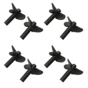 4 Pairs 26mm 3-Blade Propellers for RC Boats