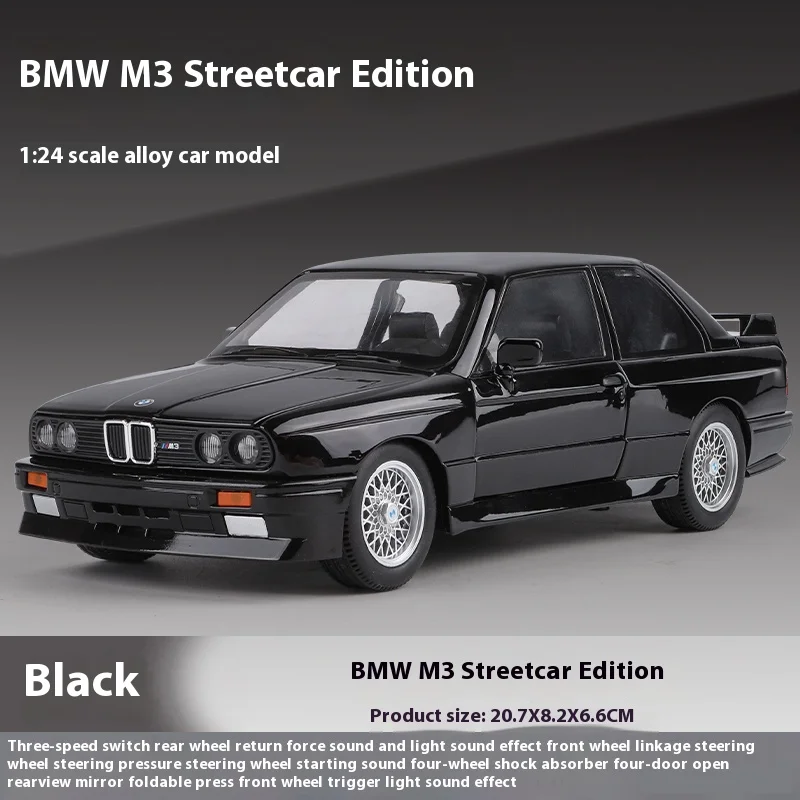 1:24 BMW M3 E30 1988 Alloy Model Car 14 1:24 BMW M3 E30 1988 Alloy Model Car - Image 14