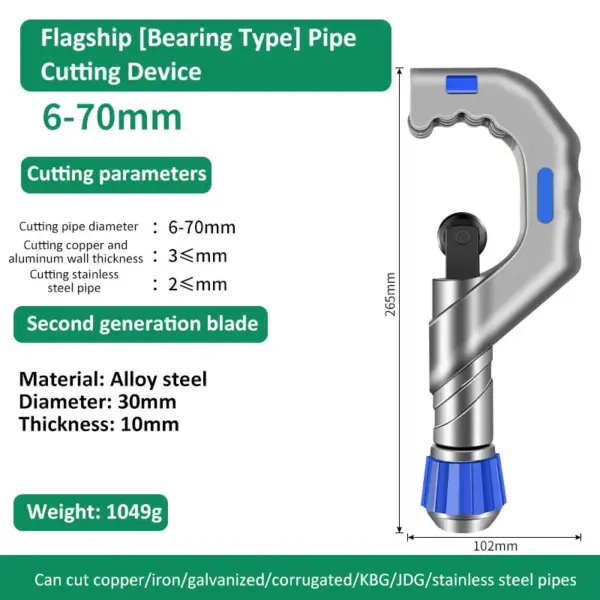 Professional Alloy Steel Pipe Cutter Tool - Image 15