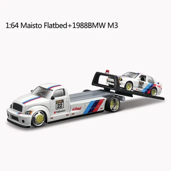 Maisto 1:64 Diecast Transport Trailer Set - Image 7