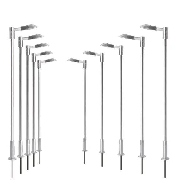 10pcs 1:100 LED Street Lamps with Resistors - Image 2