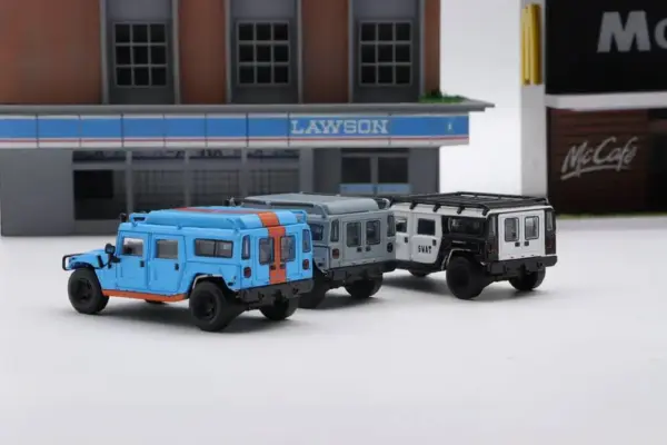 Master 1:64 G-U-L-F H1 Civilian Police SUV Diecast Model - Image 4