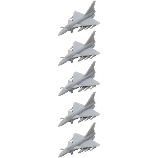5PCS J-10B Resin Fighter Jet Model Set - Image 9